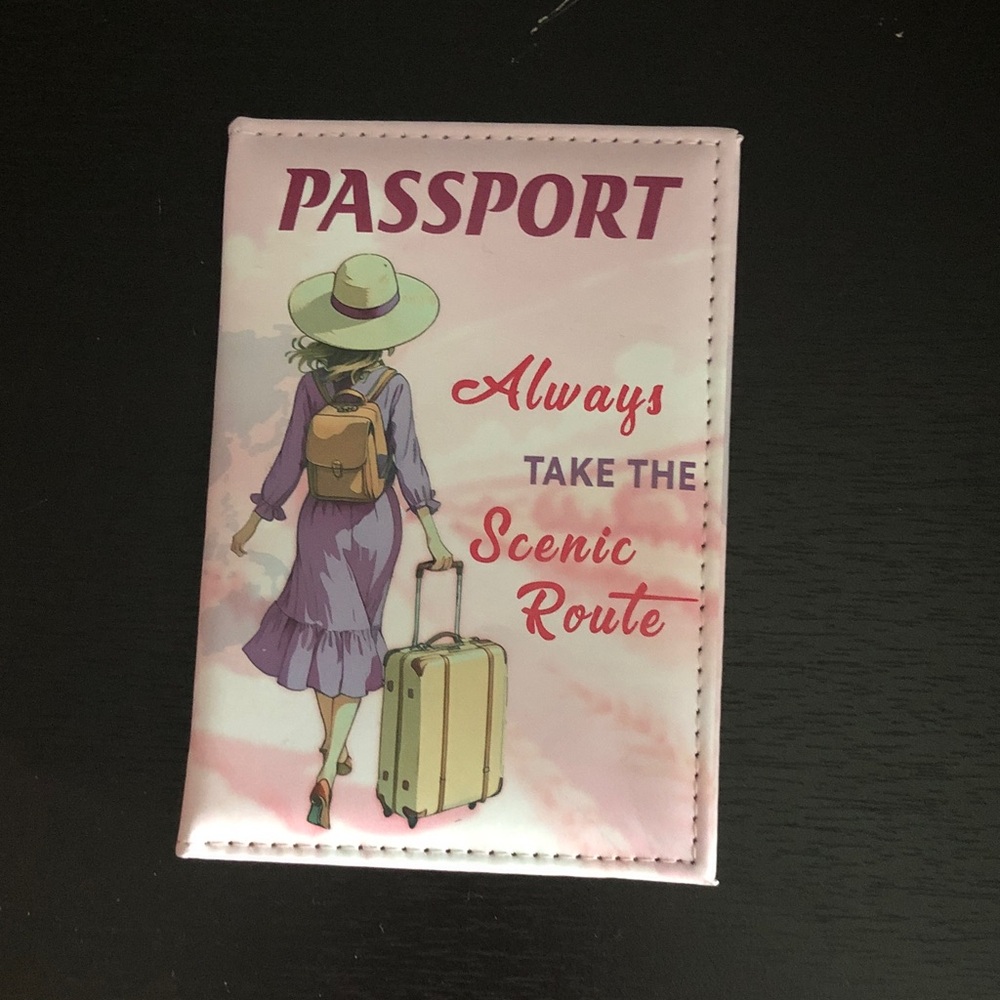 🚚 Passport Cover 'Always Take the Scenic Route'